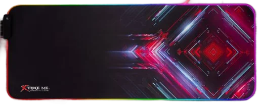 Cod. 039 Mouse Pad Xtrike Me MP-606 RGB / 13 modos de iluminación / Microfibra / Antideslizante / Iluminación de Contorno flexible RGB / Dim. XL (800*300*3mm) 