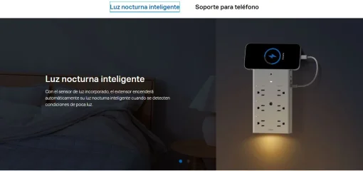 Cod. 1070  Enchufe Smart Wi-Fi 9 en 1 TP-Link Tapo P306 / 3*tomas smart + 3*tomas activos + 2*USB-A (QC3.0) + 1*USB-C (PD) carga rápida 18W / Compatible: Alexa, Google Home y Apple Siri / Prot. contra sobretensión / Programable y temporizador