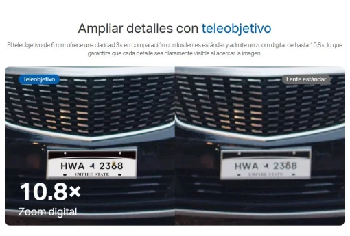 Cod. AT:379 Cámara Smart exterior/interior TP-Link Tapo C246D Dual 2K 360° / Lente gran angular 125° &amp; Teleobjetivo 6mm / Vista Nocturna Intelig. / Detección AI (pers. masc. veh.) / Seg. automát. sincronizado / 8 puntos patrulla / Audio bidireccional / So
