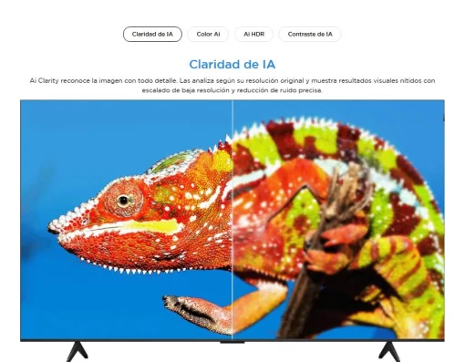 Cod 129 Smart TV TCL 75" 4K 75P6K HDR 10+ MEMC / Google TV / AiPQ / Dynamic Color / Bisel Met&aacute;lico / Panel HVA / HDMI 2.1, USB 3.0 / WiFi 5 &amp; BT5.2 / DTS-HD audio 15W*2 / Google Cast / Control remoto por voz