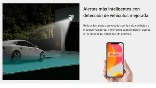 Cod. 335 Cámara Smart exterior EZVIZ H9c Dual 2K &amp; 2K 360° / Vista Nocturna Color / 2*modos patrulla / Detección humana/vehículo IA / Co-detección Seg. automát. / Defensa activa / Audio bidireccional / Soporta microSD hasta 512GB / Compatible: Alexa y ass