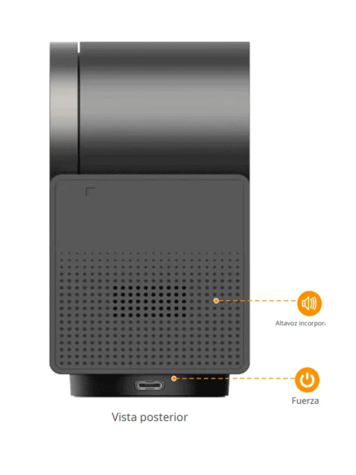 Cod. AI:359 Cámara Smart IMOU Rex VT 5MP 3K Ultra HD 360° / Pantalla P/Videollamadas, Información, notas de voz etc. / Rastreo &amp; detección Humanos/Mascotas / Tecnología IA IMOU SENSE® / Alarma de Sonidos Anormal / Sirena 96dB / Soporta microSD (hasta 256G