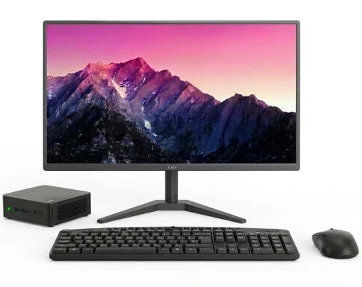 Cod. 242 Computador ENV&nbsp;/ AMD Ryzen&trade; 5 3500U / 16GB / 512GB M.2 SSD NVMe / Wi-Fi AC + BT / 2*HDMI 4K / 2*USB3.2 + USB-C 3.2 Gen1, LAN RJ45 / Windows 11 Home (Preinstalado) + Monitor HD+ 19.5" + Teclado multimedia INS + Mouse MARVO Niro 40