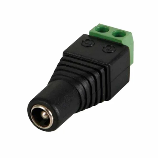 Cod. 185 Conector hembra de 12V CC para cámara CCTV