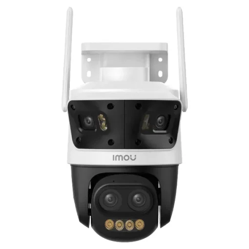 Cod. 424  C&aacute;mara Smart IMOU Cruiser Pano Z / 4*Lentes (4MP+4MP + 5MP*2) P/Exterior 360&deg; / 12x Zoom h&iacute;brido / Full Color 24/7 / IMOU SENSE&trade; AI / Detecci&oacute;n IA (pers. veh.) / Audio bidireccional / Soporta 2*microSD (1TB total) / IP66 / Wi-Fi 6 &amp; PoE