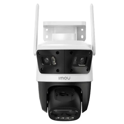 Cod. 424  C&aacute;mara Smart IMOU Cruiser Pano Z / 4*Lentes (4MP+4MP + 5MP*2) P/Exterior 360&deg; / 12x Zoom h&iacute;brido / Full Color 24/7 / IMOU SENSE&trade; AI / Detecci&oacute;n IA (pers. veh.) / Audio bidireccional / Soporta 2*microSD (1TB total) / IP66 / Wi-Fi 6 &amp; PoE