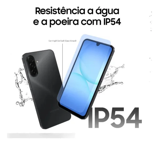 Cod. 338 Samsung Galaxy A17 4G LTE Dual-SIM / Helio G99 / 4GB Ram / 128GB / 6.7" Super AMOLED FHD+ 90Hz / Cam 50MP / 13MP frontal / Android 15.0 / carga r&aacute;pida 25W, 5000mAh / IP54 / Black