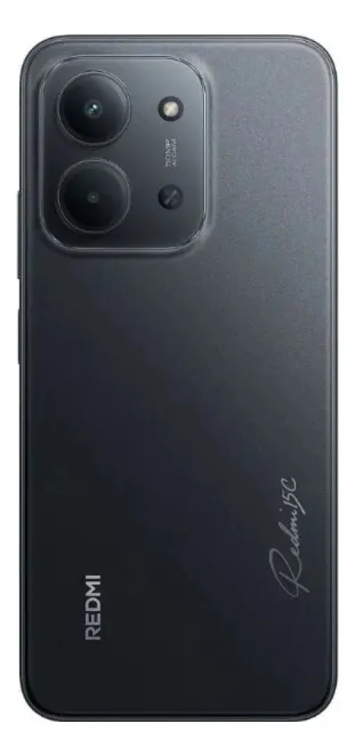 Cod. 349 Xiaomi Redmi 15C / 128GB Rom / 4GB Ram (up to 8GB exten.) / Helio G81-Ultra / 6.9" HD+ 120Hz / Cam. Dual 50MP con AI + 8MP Frontal / Bat. 6.000 mAh / 33W / IP64 / USB-C / Negro Ocaso