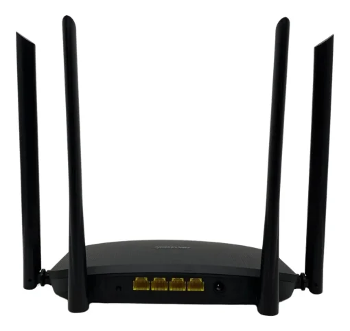 Cod. 151 Router Wi-Fi 5 Gigabit AC1200 HIKVISION WR12GC / 1.2Gbps (5GHz@867 Mbps, 2.4GHz@300 Mbps) / 3*P/LAN Giga y 1*P/WAN Giga / 4x Antenas 5dBi, MIMO / Beamforming / Multimodo (Access Point, Extersor de Rango, WISP)