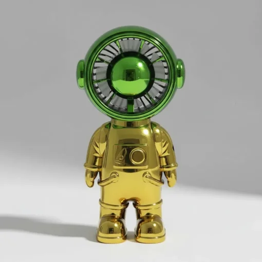 Cod. 1196 Mini Ventilador Recargable USB / Forma de Astronauta