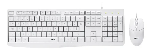 Cod. 297 Kit 2en1 ACER EAK040 / Teclado Espa&ntilde;ol + Mouse &oacute;ptico 1200DPI, 3 botones / F. Multimedia / USB, Cable 1.4 m