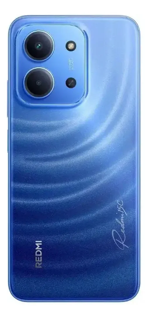 Cod. 340 Xiaomi Redmi 15C / 128GB Rom / 4GB Ram (up to 8GB exten.) / Helio G81-Ultra / 6.9" HD+ 120Hz / Cam. Dual 50MP con AI + 8MP Frontal / Bat. 6.000 mAh / 33W / IP64 / USB-C / Azul Lunar
