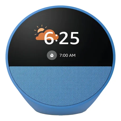 Cod. A:228 Amazon Echo Spot Despertador Smart con Alexa / pantalla táctil 2.83&quot; con Reloj personalizable / Parlante 1.73” (sonido vibrante) / Wifi / Bluetooth / Color Azul marino