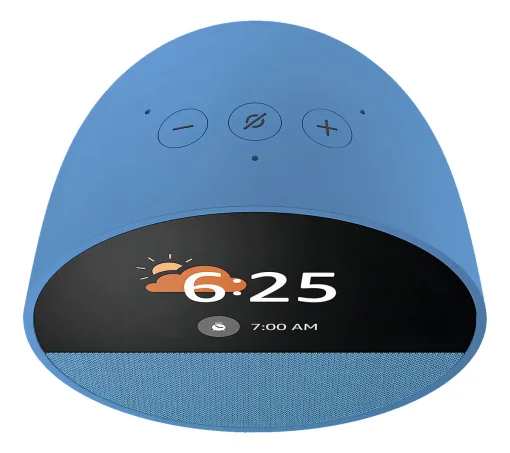 Cod. A:228 Amazon Echo Spot Despertador Smart con Alexa / pantalla táctil 2.83&quot; con Reloj personalizable / Parlante 1.73” (sonido vibrante) / Wifi / Bluetooth / Color Azul marino