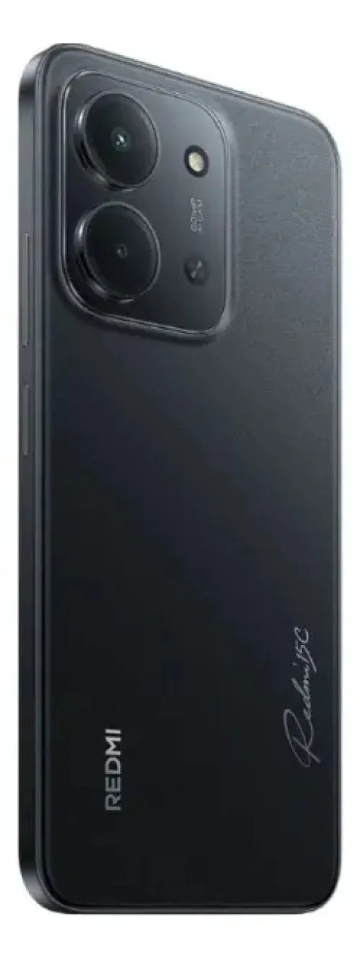 Cod. 349 Xiaomi Redmi 15C / 128GB Rom / 4GB Ram (up to 8GB exten.) / Helio G81-Ultra / 6.9" HD+ 120Hz / Cam. Dual 50MP con AI + 8MP Frontal / Bat. 6.000 mAh / 33W / IP64 / USB-C / Negro Ocaso
