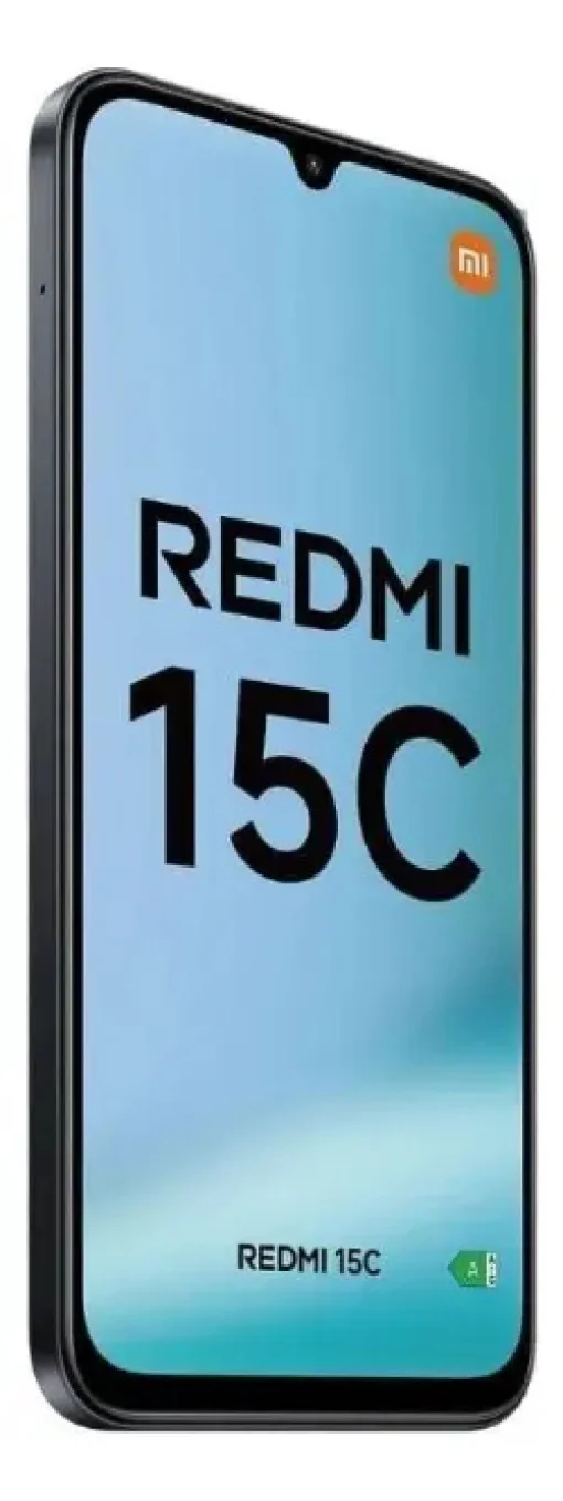 Cod. 349 Xiaomi Redmi 15C / 128GB Rom / 4GB Ram (up to 8GB exten.) / Helio G81-Ultra / 6.9" HD+ 120Hz / Cam. Dual 50MP con AI + 8MP Frontal / Bat. 6.000 mAh / 33W / IP64 / USB-C / Negro Ocaso
