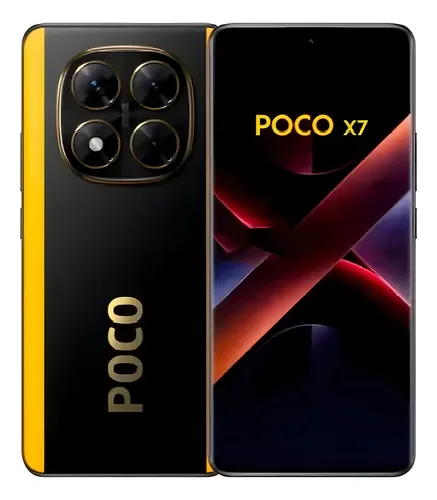 Cod. 276 POCO X7 5G / Dimensity 7300-Ultra / Ram 8GB / 256GB Alm. / 6.67&quot; Curva 3D AMOLED CrystalRes 1.5K 120Hz / Cam. Sensor IMX882 de Sony 50MP con IOS, Selfie 20MP / TurboPower™ 45W, Bat. 5110mA / Android / Stéreo Dolby Atmos® / Doble SIM / Sumerción a