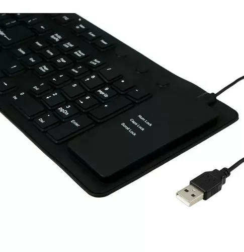 Cod.084 Teclado Flexible Antiagua KD303 Español alfanumérico  / interfaz: USB