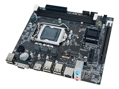 Cod. 112 Mainboard GOLDEN AMOG H61 /Intel 3ra. Gen/M-ATX/ Socket 1155 (i3, i5, i7) / 2 DDR3 / 3*Sata, 1*M.2 / VGA / HDMI / USB 2.0 / PCI Express / LAN