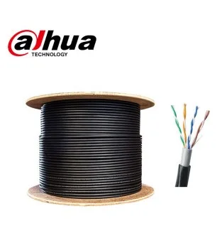 Cod. 195 Cable UTP P/Exterior DAHUA DH-PFM920-6UN / 305M. CAT6&nbsp;/ Calibre 24AWG / 100% Cobre