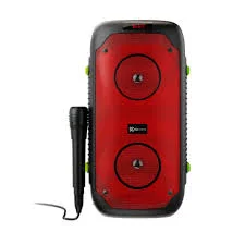 Cod. 241 Parlante Klip Xtreme BoomFire KLS-100 / 1200 Watts (RMS 80W) / 2x bajos 4&quot; / TWS, Bluetooth® V5.0 / Bat. litio 4000mAh / Luces LED flameantes multicolor