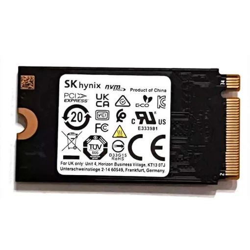 Cod. SN:493 SSD SK hynix M.2 256GB / 2.559MB/s Lectura y escritura 1.828MB/s / 2242 / PCIe® 4x4 NVMe® (Sin empaque)