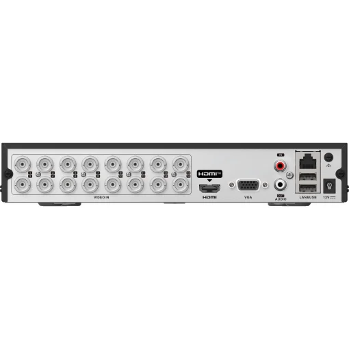 Cod. 429 DVR Hikvision DS-7216HGHI-M1/T / Penta-H&iacute;brido 16 CH 1080p Lite / H.265+ / Motion Detection IA (Humano/Veh&iacute;culo) / Audio P/Coaxial / audio bidireccional. / hasta 6TB (No Incluye Disco)