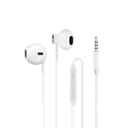 Cod. 139 Aud&iacute;fonos Pavareal E65 / jack 3.5mm. / Manos libres / 1.20 m. / Blanco