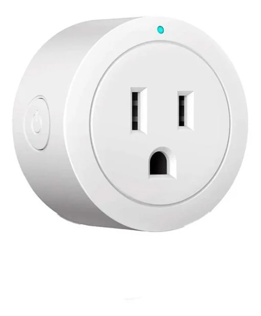 Cod. I:891 Enchufe Smart YX-WS01 / Encendido/Apagado Programable y funci&oacute;n de temporizador / 10A-100-240V 50/60Hz / Compatible con Alexa o Google Home / blanco
