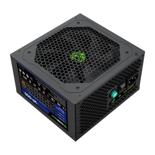 Cod.134  Fuente de Poder GAMEMAX VP-500 / Certificado 80 Plus Bronze / 500 Watts / 12CM Ventilador / ATX /PC
