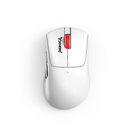 Cod. 263  Mouse MONKA RAPID G982W Gaming Tri-modo Wireless (2.4G &amp; BT 5.1) + cable / 12.000 DPI / Chip PixArt PAW3311 / 6 botones 6D programables / ultraligero (59g) / 100% PTFE (pie) / Bat. 400mAh