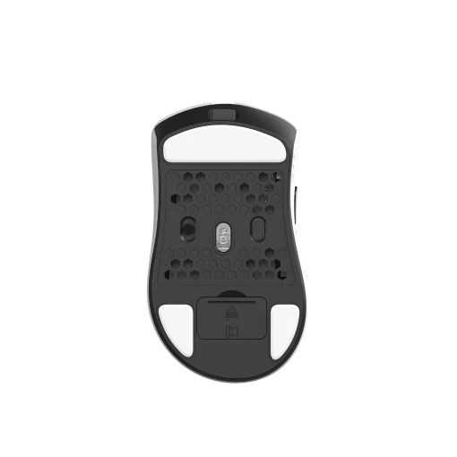 Cod. 263  Mouse MONKA RAPID G982W Gaming Tri-modo Wireless (2.4G &amp; BT 5.1) + cable / 12.000 DPI / Chip PixArt PAW3311 / 6 botones 6D programables / ultraligero (59g) / 100% PTFE (pie) / Bat. 400mAh