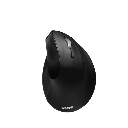 Cod. GM:266 Mouse ergonómico vertical Wireless MARVO M811W / Conectividad Dual (2.4G + Bluetooth 5.2) / 1600DPI / 6 botones / Batería incorporada 300mAh