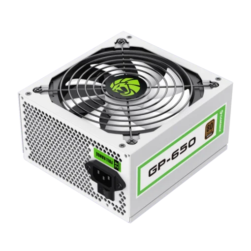 Cod. 149 Fuente de Poder GAMEMAX GP-650 / Alta eficiencia 80 Plus Bronze / 650Watts / 14CM Ventilador Bajo Ruido/ ATX /PC