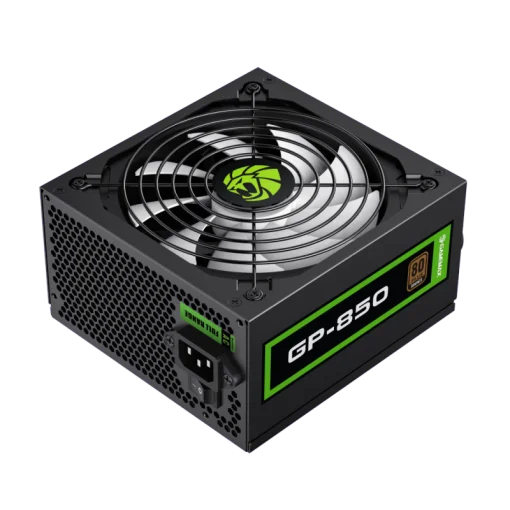 Cod. 148 Fuente de Poder GAMEMAX GP-850 BK/ Alta eficiencia 80 Plus Bronze / 850 Watts / 12/14CM Ventilador Bajo Ruido/ ATX /PC