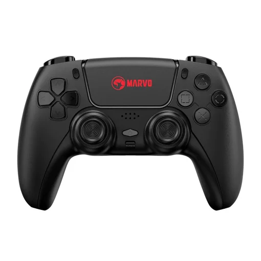 Cod. 060  Control de juegos Inal&aacute;mbrico MARVO Pact 70 (GT-90) /&nbsp;Bluetooth&reg; 5.3 / Bater&iacute;a 600mAh (6 horas) / vibraci&oacute;n dual / Panel t&aacute;ctil / Altavoz integrado y puerto de audio 3,5mm / 20 botones / Compatible: PS4, IOA, windows, android