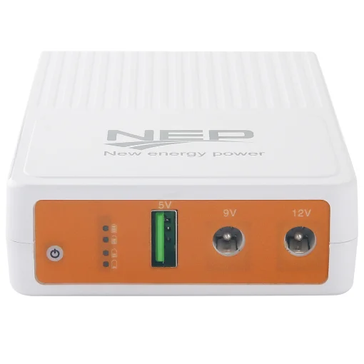 Cod. 064 Mini UPS P/Router NEP QX-600 / 10.000 mAh, 25W (12V,9V, 5V)