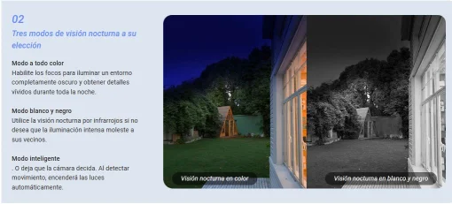 Cod. 747 Cámara Smart ext. EZVIZ H90 Dual (2K+ &amp; 2K+) / lentes Rotaciones duales / Control un toque / Vista Nocturna Color (40m)/ 2*modos patrulla / Detección humana/vehículo IA / Co-detección Seg. automát. / Defensa activa / Audio bidireccional / spt. Mi