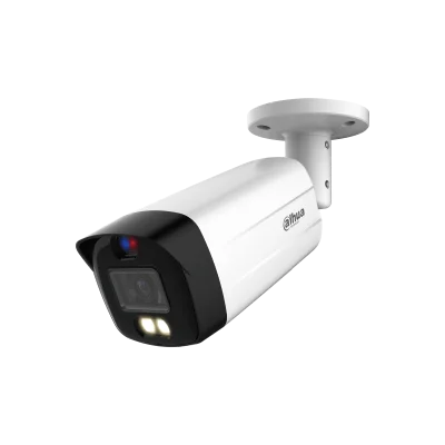Cod. 263 C&aacute;mara de Disuasi&oacute;n activa DAHUA TIOC HAC-ME1509THN-A-PV / Bullet / 5 MP / Sirena y luz roja, azul / Iluminaci&oacute;n Dual Smart / Micr&oacute;fono Integrado / Metal+Pl&aacute;stico IP67 / 40 Metros IR / DC 12V