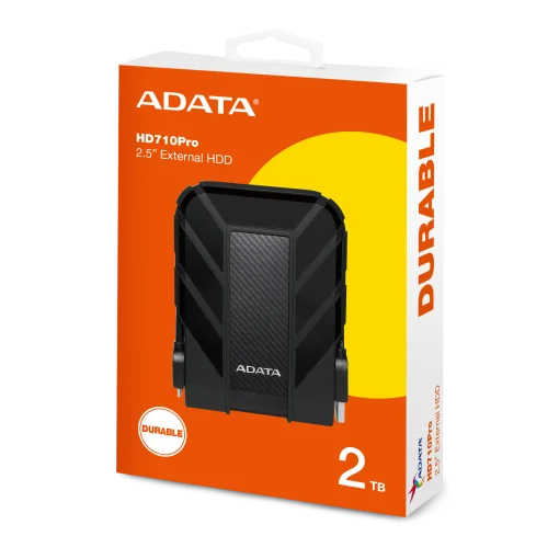 Cod. 533 Disco Duro Externo ADATA HD710 Pro 2TB / USB 3.2 / Mac OS/Linux/Windows / a prueba de agua, polvo e impermeabilidad / Antigolpe (MIL-STD-810G)