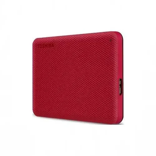 Cod. X:440 Disco Duro Externo TOSHIBA Canvio Advance 1TB -Rojo / 2.5" / USB 3.2 Gen1 / Software de copia de seguridad autom&aacute;tica / Protecci&oacute;n con contrase&ntilde;a