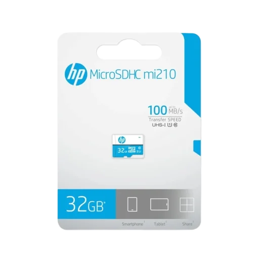 Cod. 310 Memoria MicroSD HP mi210 32GB / Clase10 / UHS-I U1 / 100 MB/s
