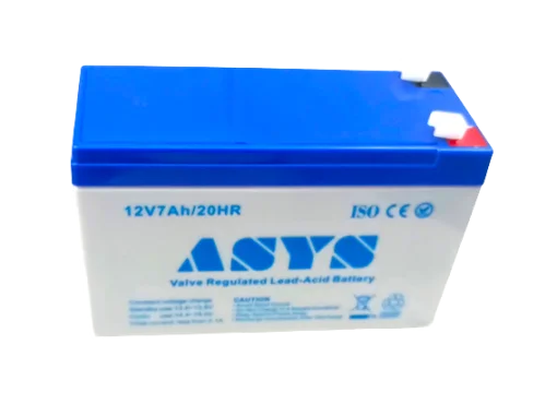 Cod. 052 Batería de plomo sellada ASYS 12V 7Ah/20Hr