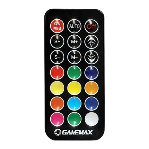 Cod. 376 Kit GAMEMAX Case Infinity White / lateral y frontal vidrio templado / doble c&aacute;mara / USB Tipo-C + USB 3.0, HD audio / sin fuente / Blanco / Incluye P/Armar 4*fans ARGB 120mm + Controlador RGB AURA Sync + CR