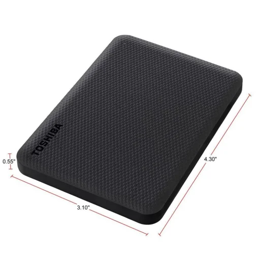 Cod. X:545 Disco Duro Externo TOSHIBA Canvio Advance 1TB - Negro / 2.5" / USB 3.2 Gen1 / Software de copia de seguridad autom&aacute;tica / Protecci&oacute;n con contrase&ntilde;a
