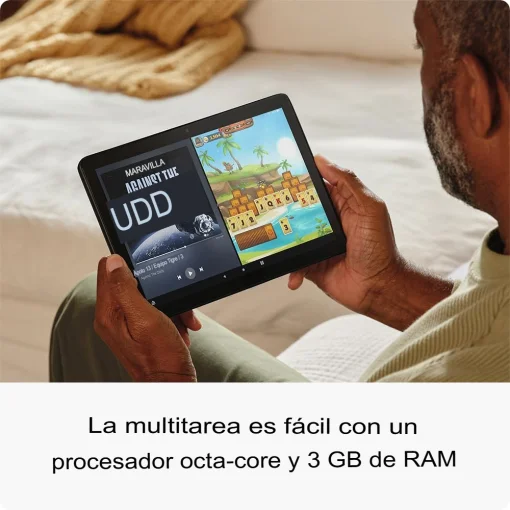 Cod. 141 Tablet Amazon fire HD 10 (13va. Gen.) / Octa-core / 10.1" Full HD 1080p / RAM 3GB, 32GB Alm. / Fire OS 8 / Cam frontal 2,0mp/posterior 5mp / Wifi/Bluetooth / black