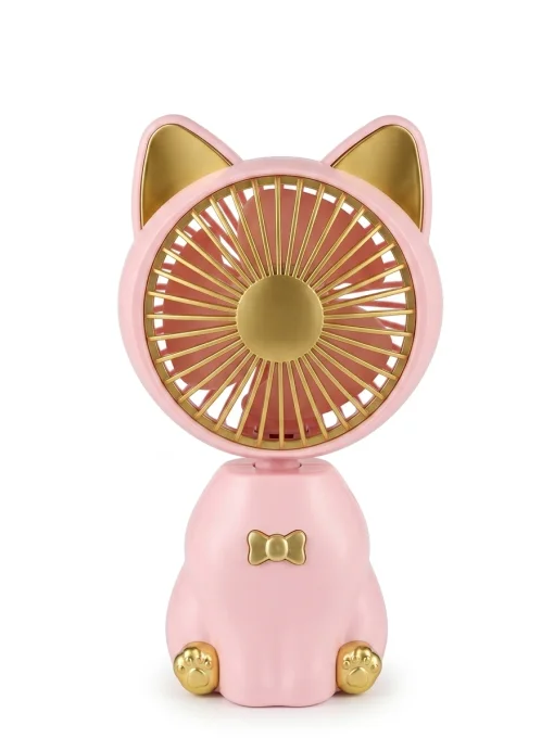 Cod. 988  Mini Ventilador Recargable USB / Forma de Gato