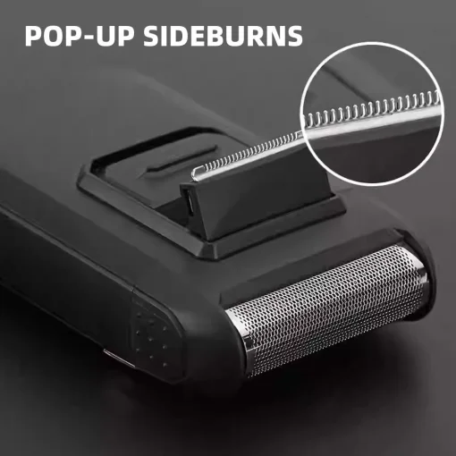 Cod. C:1042 Afeitadora Portátil Hyundai PHT -109 / 5w / Bat. 600 MAH Usb-C / Carga 1.5H / Uso 120 Min / 6000RPM / Negro