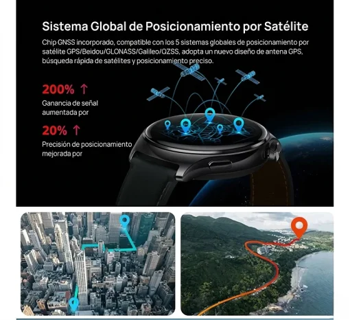 Cod. 1200 SmartWatch Mibro Lite 3 Pro (Gold) / GPS / AMOLED UHD 1.32" 60FPS / LLamadas BT V5.3 / Monitoreo de Salud 24/7: (ritmo card&iacute;aco, SpO2, estr&eacute;s y sue&ntilde;o) / Resistente al agua hasta 50 m (5ATM) / Bat. 350mAh (14 d&iacute;as) / 150+ modos deportivos