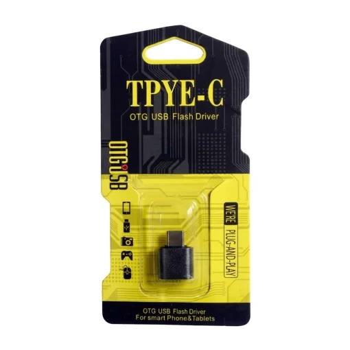 Cod. 1146 Adaptador OTG USB-A 3.0 (hembra) a USB-C (macho) / Transferencia de Datos, energia, audio